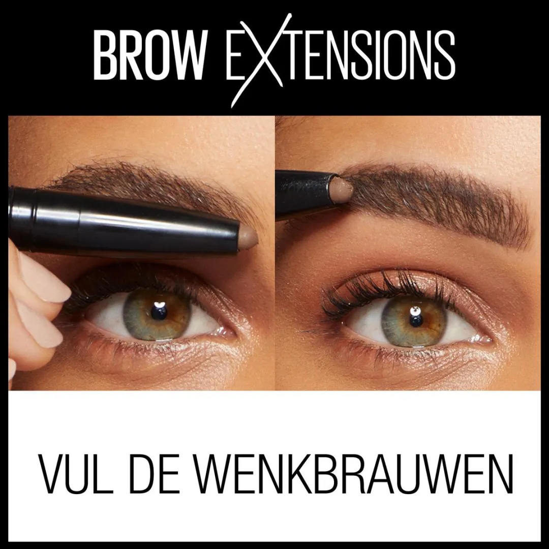Maybelline Brow Extensions 02 Soft Brown Wenkbrauwpotlood