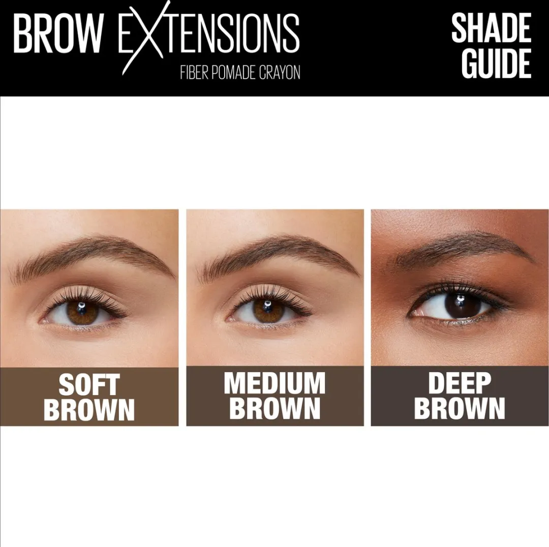 Maybelline Brow Extensions 02 Soft Brown Wenkbrauwpotlood