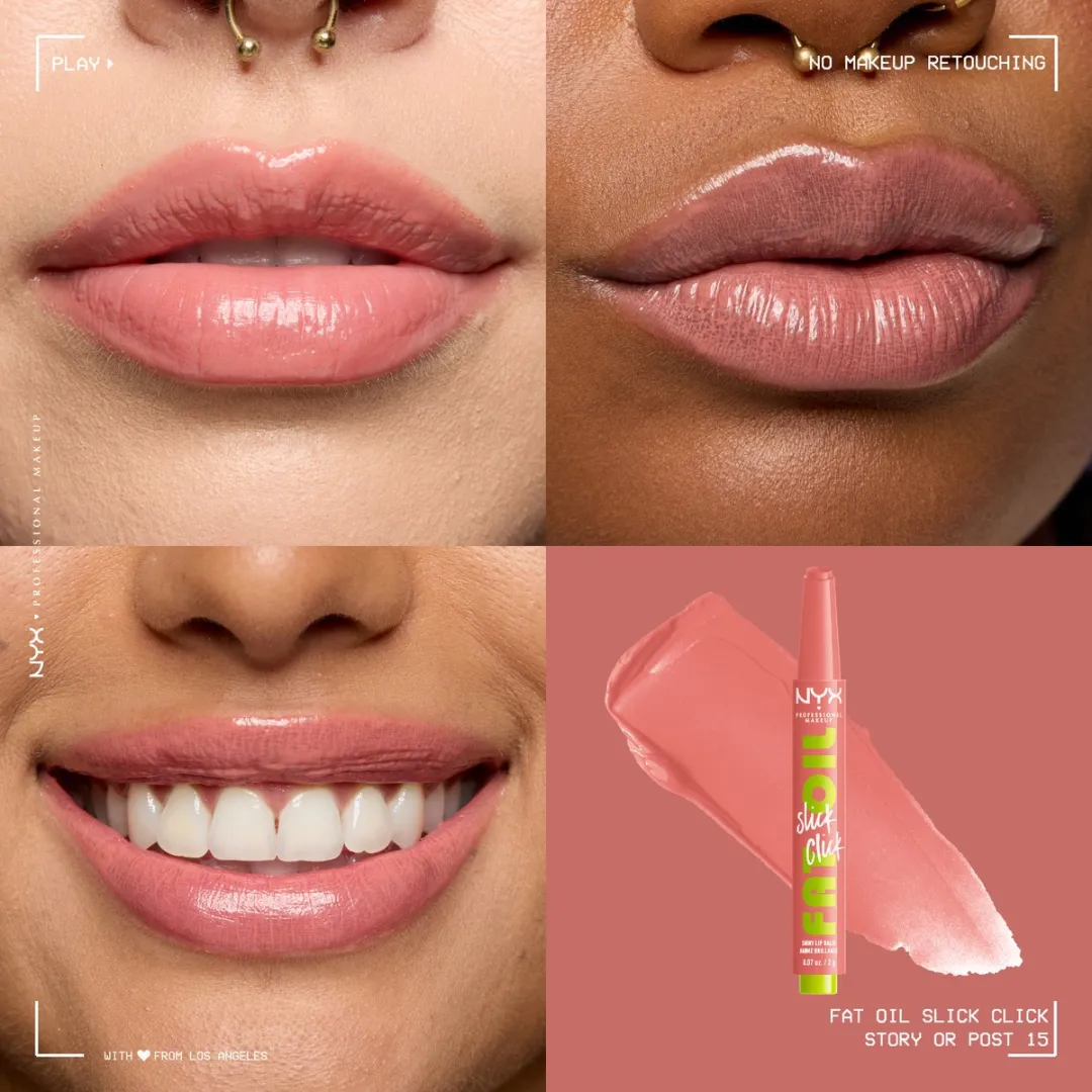 NYX Professional Makeup Fat Oil Slick Click Lippenbalsem 2g - Story or Post