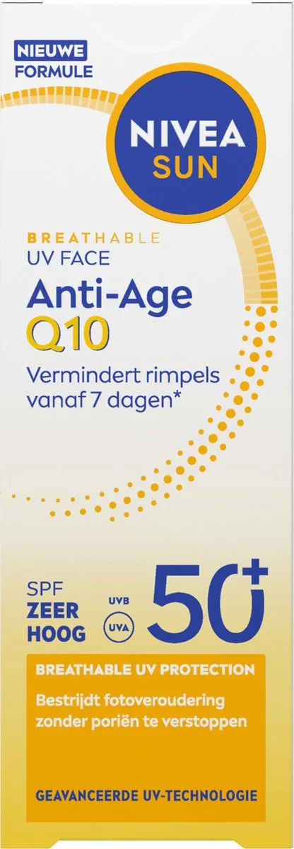 NIVEA SUN UV Face Anti-Age Q10 SPF50 Gezichtcrème 40ml