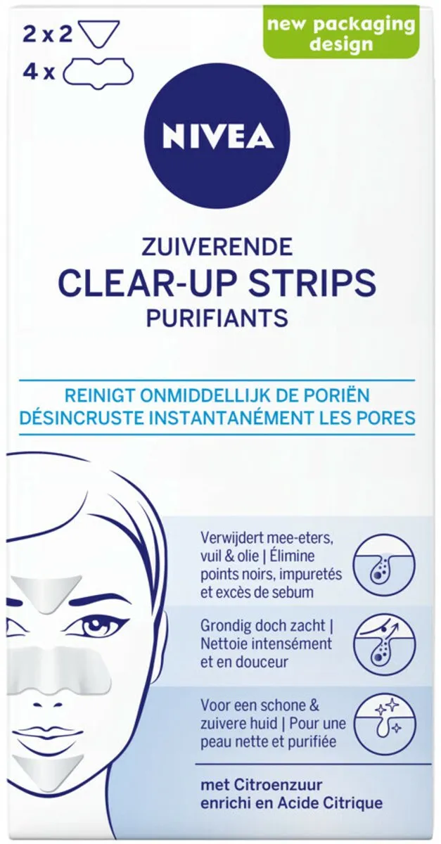 NIVEA Clear Up Strips Gezichtsmasker