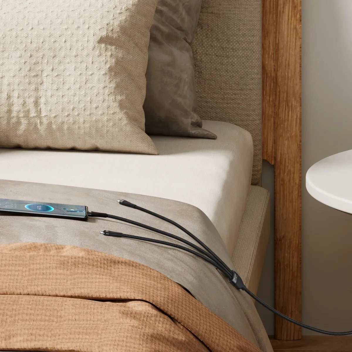 Baseus Flash Series-kabel USB-C/USB-A 100W 1,2m - Zwart