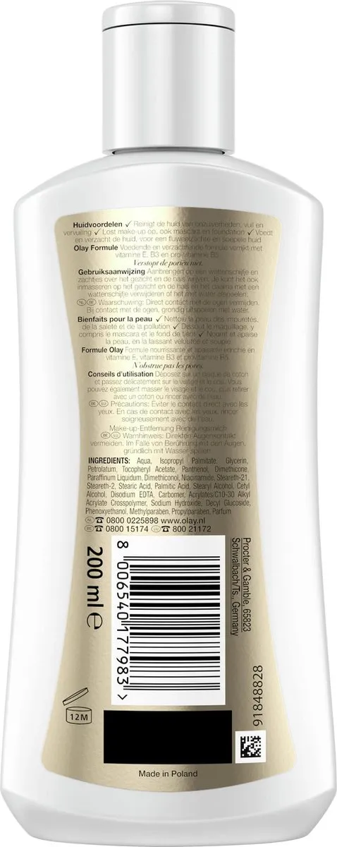 Olay Cleanse Make-Up Oplossende Reinigingsmelk 200ml - afbeelding 2 van 6