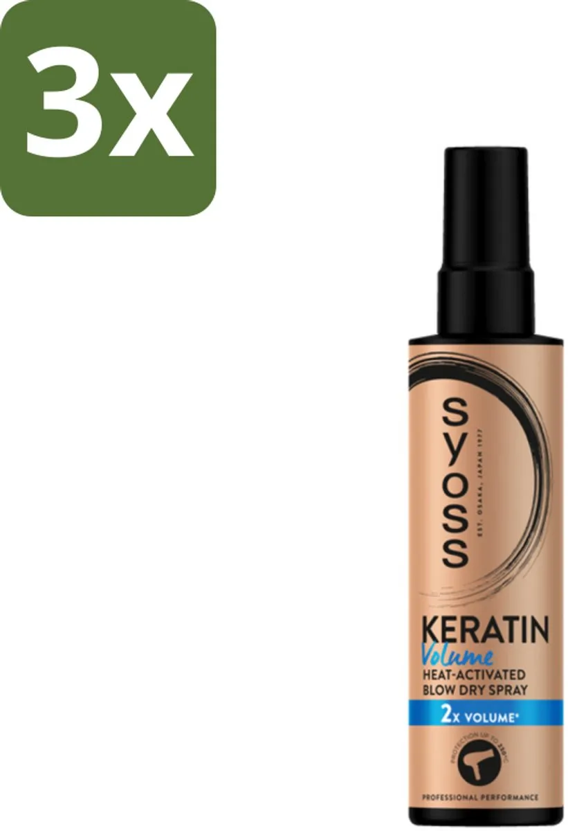 SYOSS Keratin & Volume Heatprotection Spray 200ml