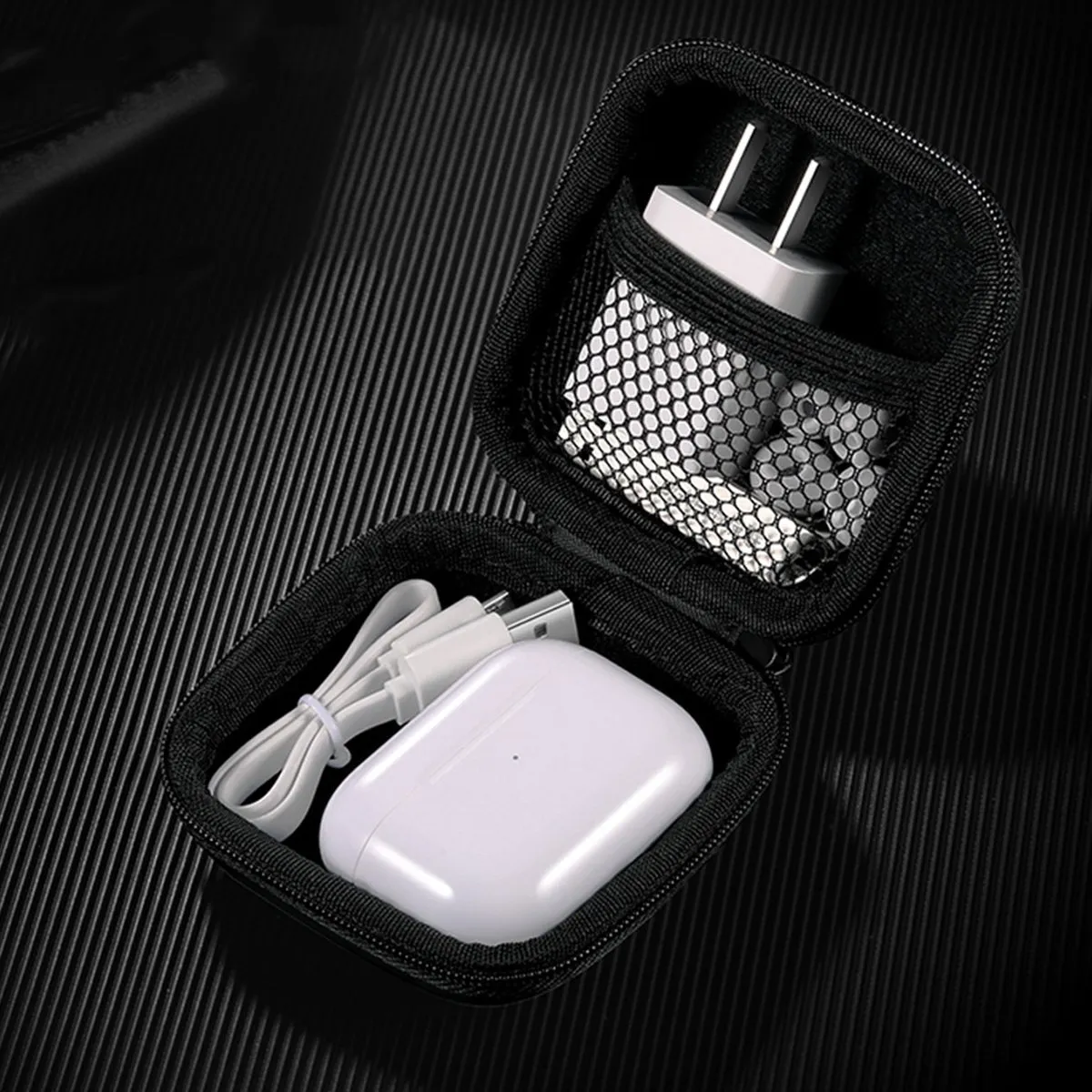 Ugreen Universele Koptelefoon Oplaadcase 70577 - Grijis - afbeelding 6 van 6