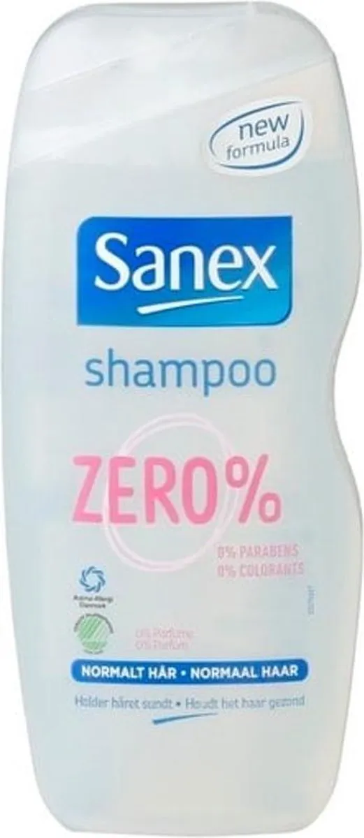 Sanex Zero% Shampoo Normaal Haar - 6x250ml