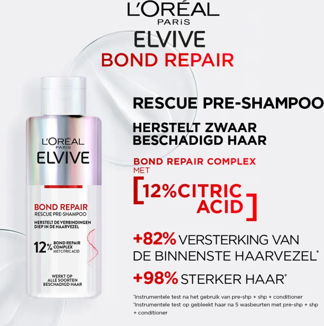 L'Oréal Paris Elvive Bond Repair Pre-Shampoo 6x200ml