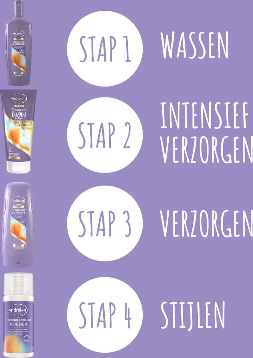 Andrélon Special Hydratatie & Volume Conditioner 6x300ml