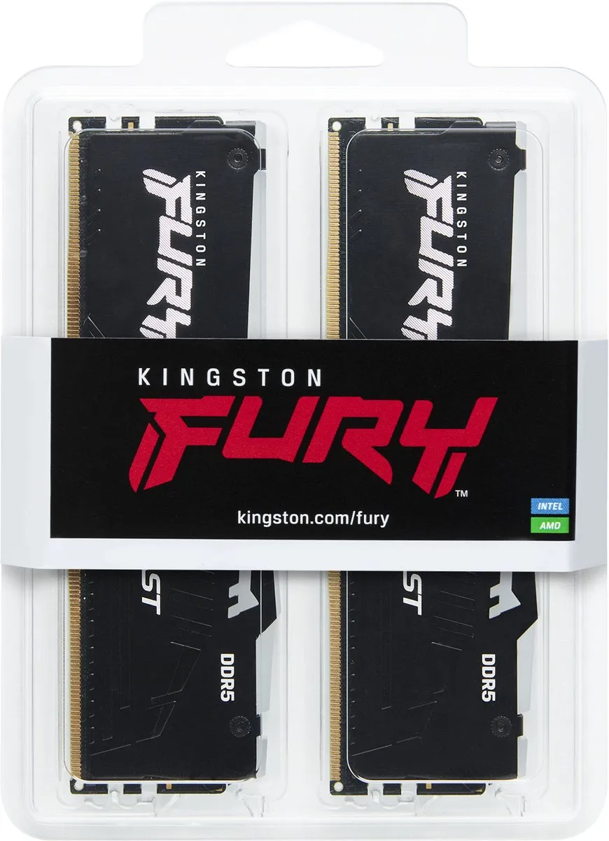 Kingston Fury Beast RGB KF556C40BBAK2-64 DDR5 RAM - 64GB (2x32GB) 5600MT/s