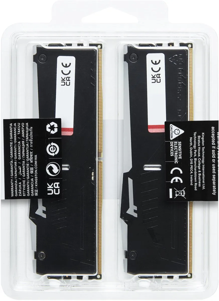 Kingston Fury Beast RGB KF556C40BBAK2-64 DDR5 RAM - 64GB (2x32GB) 5600MT/s