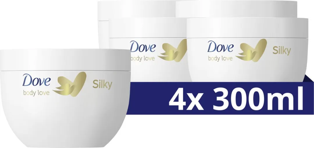 Dove Body Love Pampering Bodycrème - 4x300ml