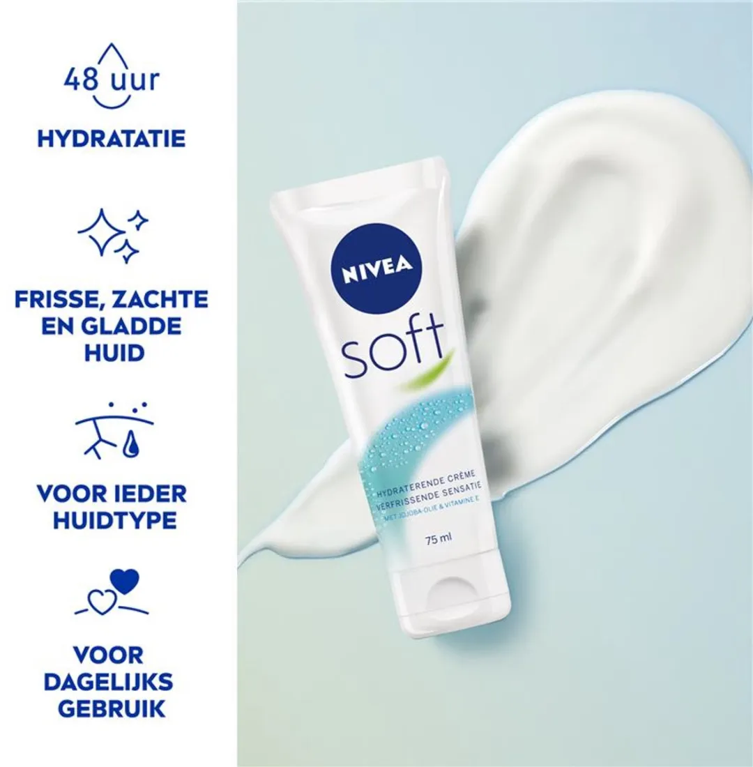 NIVEA Soft Moments Geschenkset Vrouwen - Cadeaupakket met Bodylotion en Douchegel - Verjaardag Cadeau Vrouw - Moederdag cadeautje