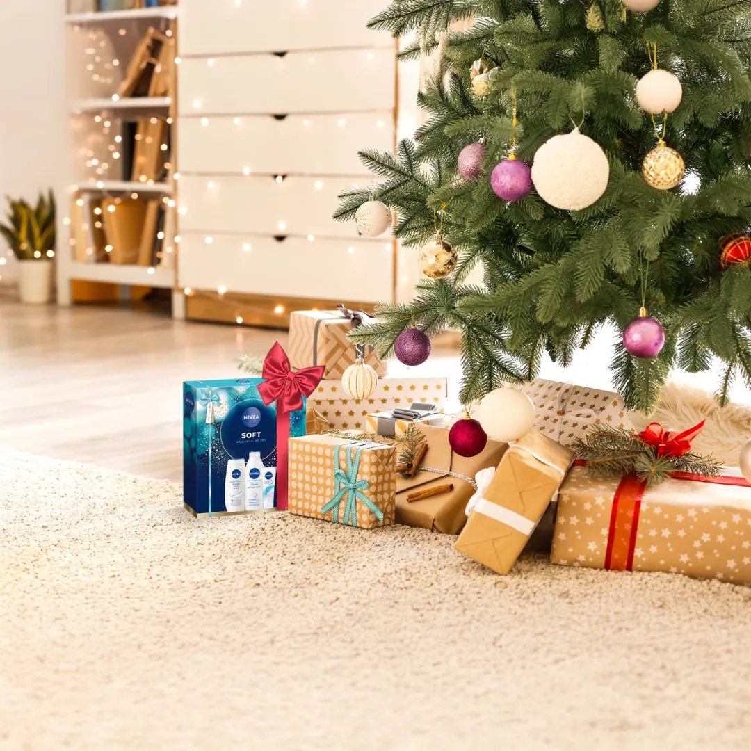 NIVEA Soft Moments Geschenkset Vrouwen - Cadeaupakket met Bodylotion en Douchegel - Verjaardag Cadeau Vrouw - Moederdag cadeautje