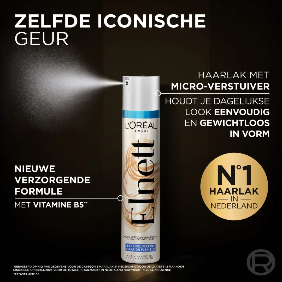 L'Oréal Paris Elnett Flexibel Haarlak 1200ml - 6x200ml