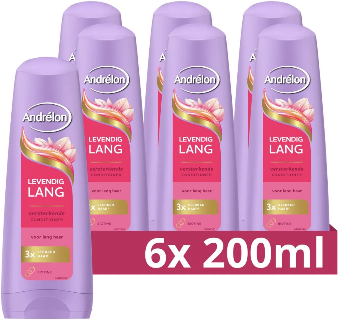 Andrélon Conditioner Levendig Lang 6x200ml