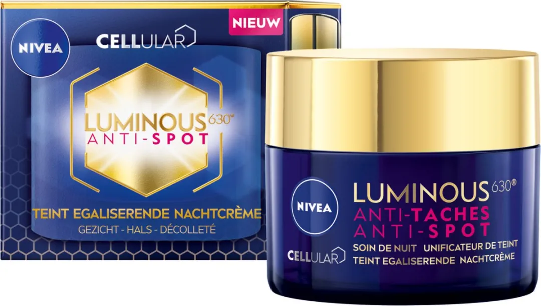 NIVEA Cellular LUMINOUS630 Nachtcrème Anti-Pigmentvlekken 50ml