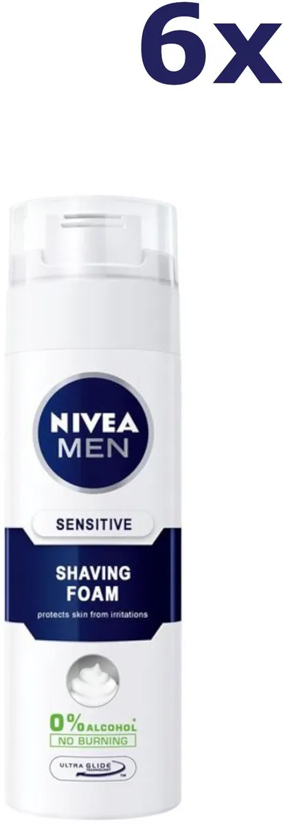 NIVEA Men Sensitive Scheerschuim 200ml