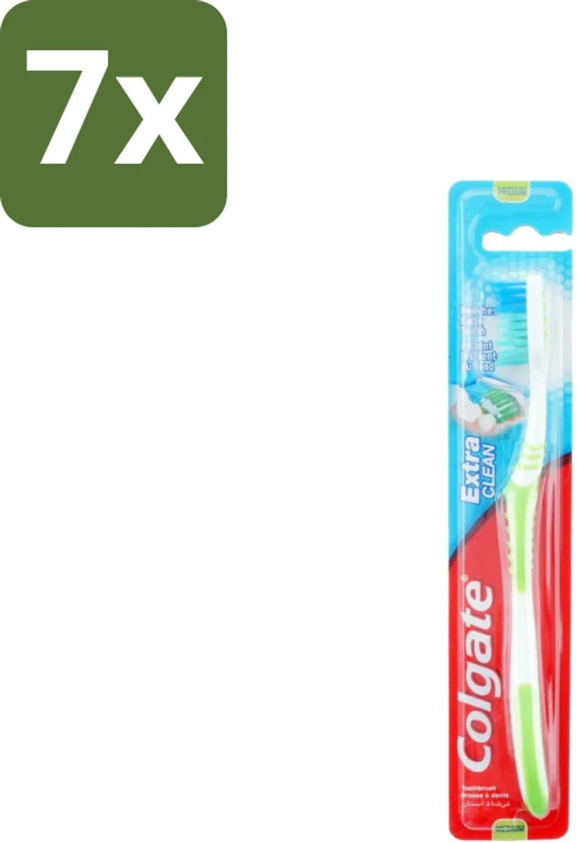 Colgate Extra Clean Medium Tandenborstels - 7 Stuks