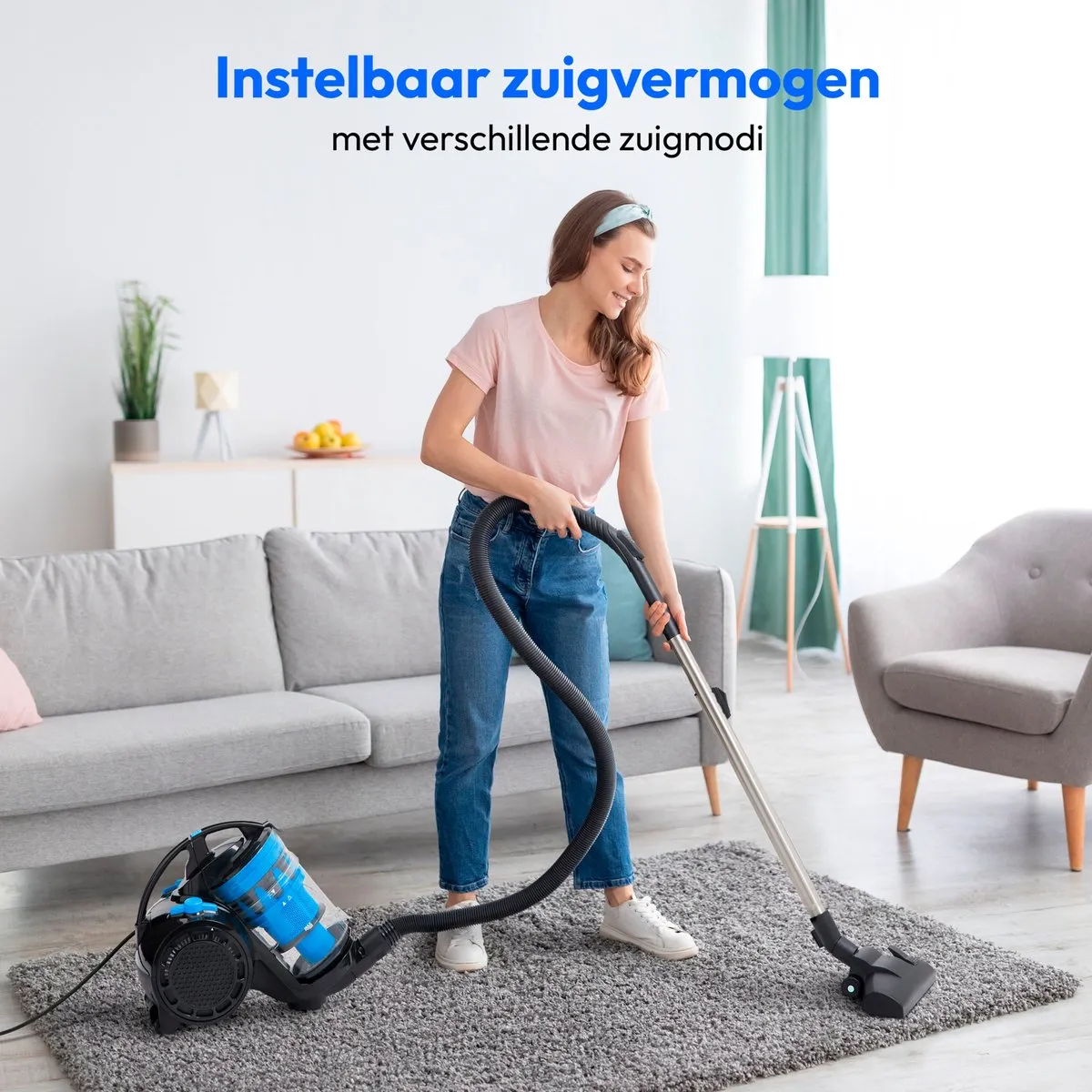 Medion P2000 Stofzuiger - 220 Airwatts - 4,3L - Blauw