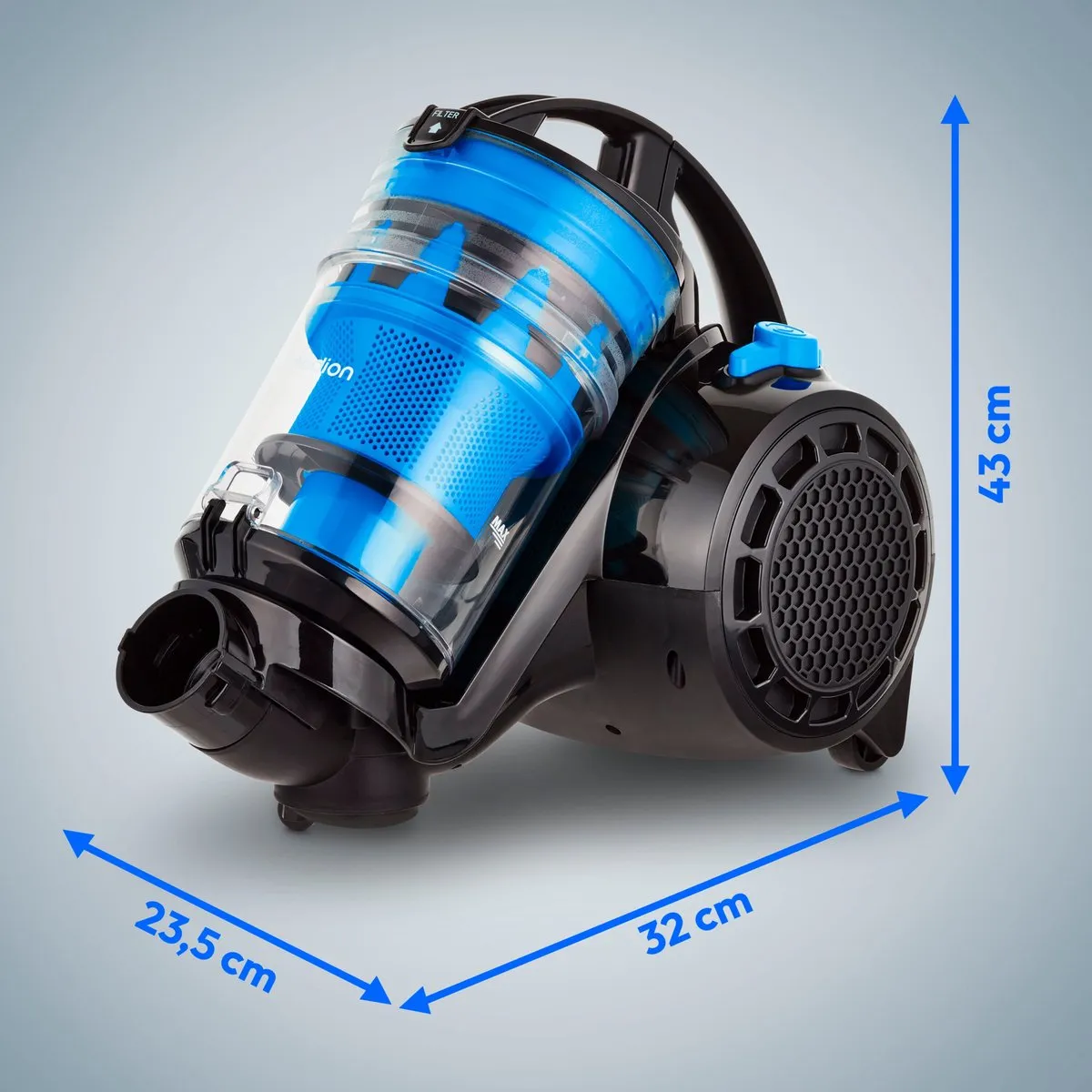 Medion P2000 Stofzuiger - 220 Airwatts - 4,3L - Blauw