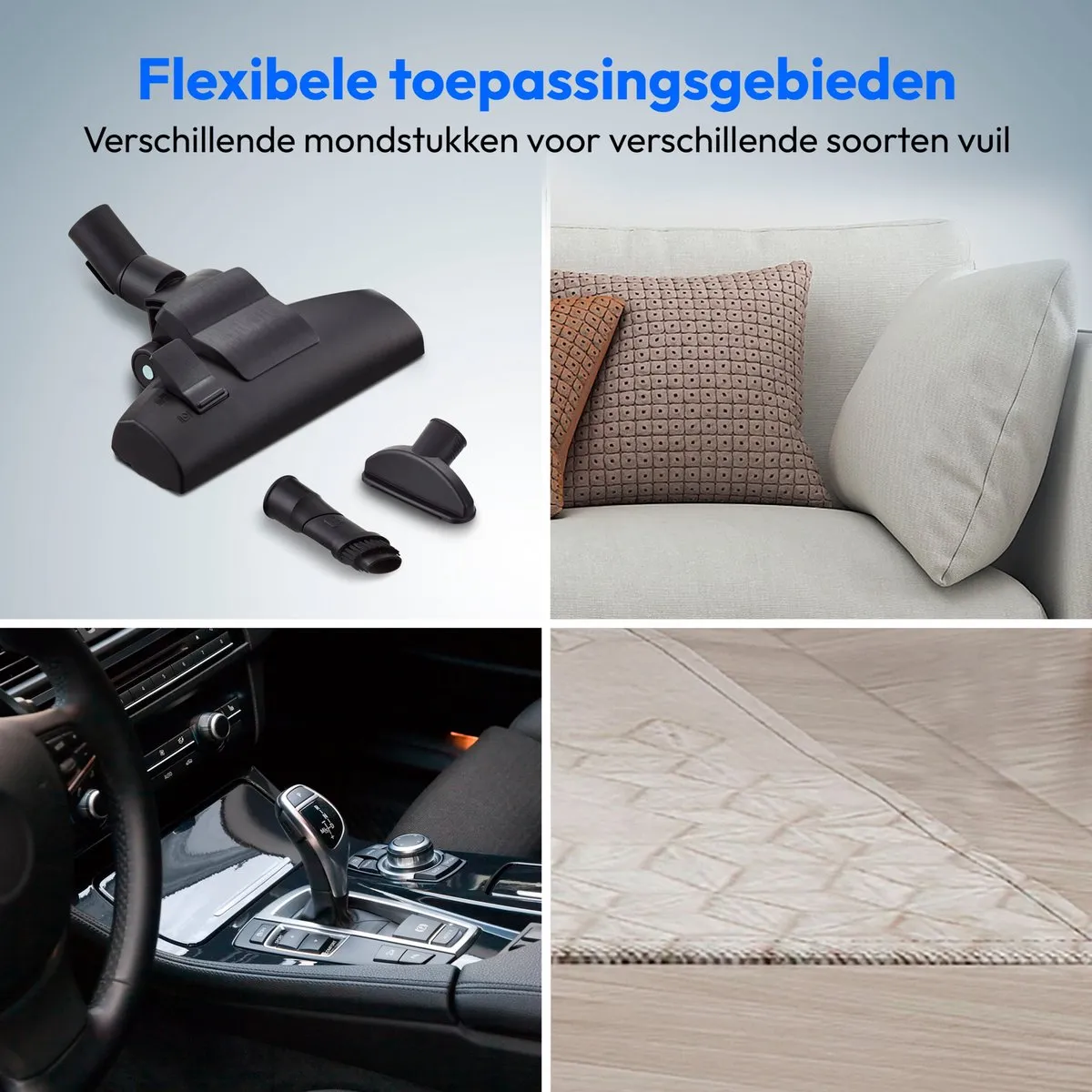 Medion P2000 Stofzuiger - 220 Airwatts - 4,3L - Blauw - afbeelding 6 van 6