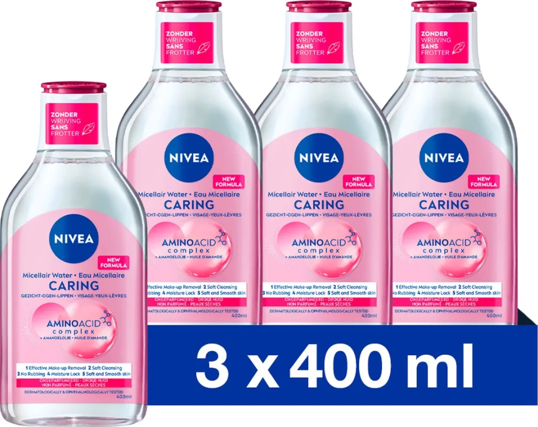 NIVEA Essentials Micellair Water Verzorgend 3x400ml