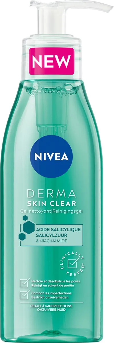 NIVEA DERMA Skin Clear Reinigingsgel 150ml