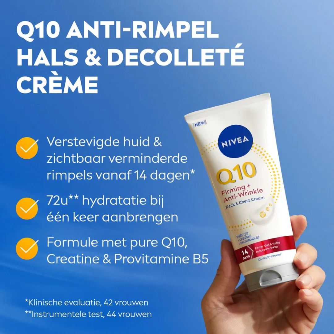 NIVEA Q10 Verstevigende Nek & Decolleté Crème 200ml