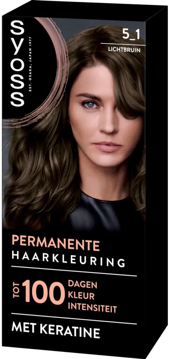 SYOSS Permanent Haarkleuring 5-1 Lichtbruin 115ml