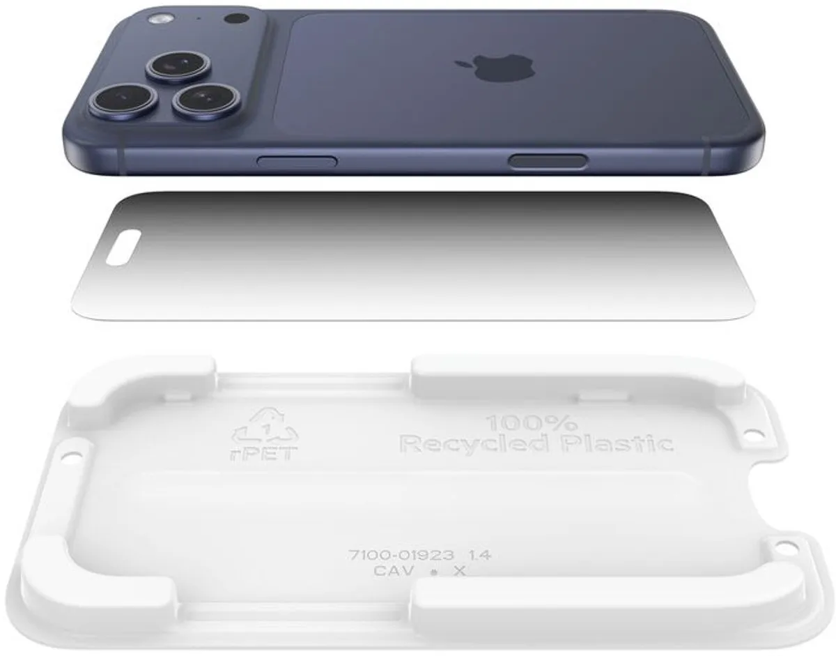 Belkin InvisiGlass Privacy iPhone 17 Pro Max Screenprotector
