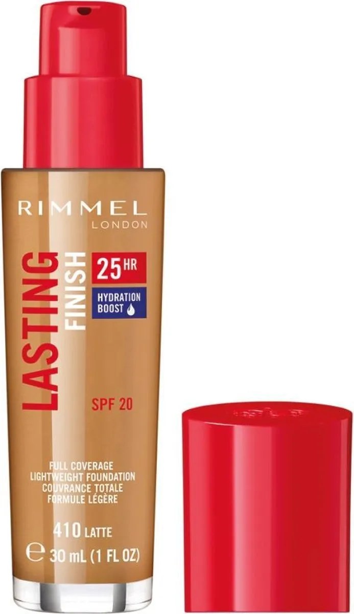 Rimmel London Lasting Finish Foundation 410 Latte - 30ml
