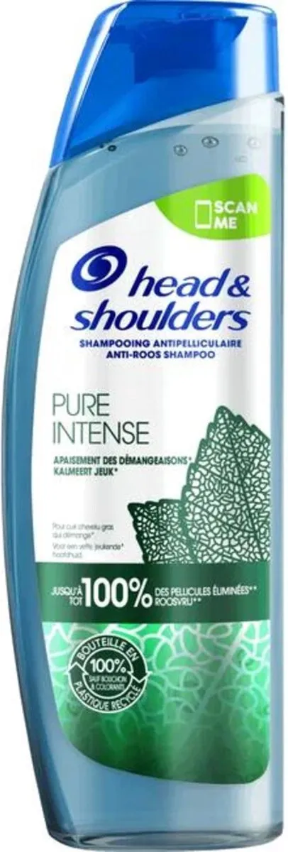 Head & Shoulders Pure Intense Kalmeert Jeuk Shampoo - 5x250ml - afbeelding 6 van 6