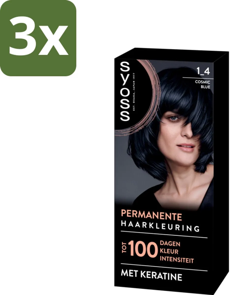 SYOSS Coloration 1-4 Cosmic Blue Haarverf