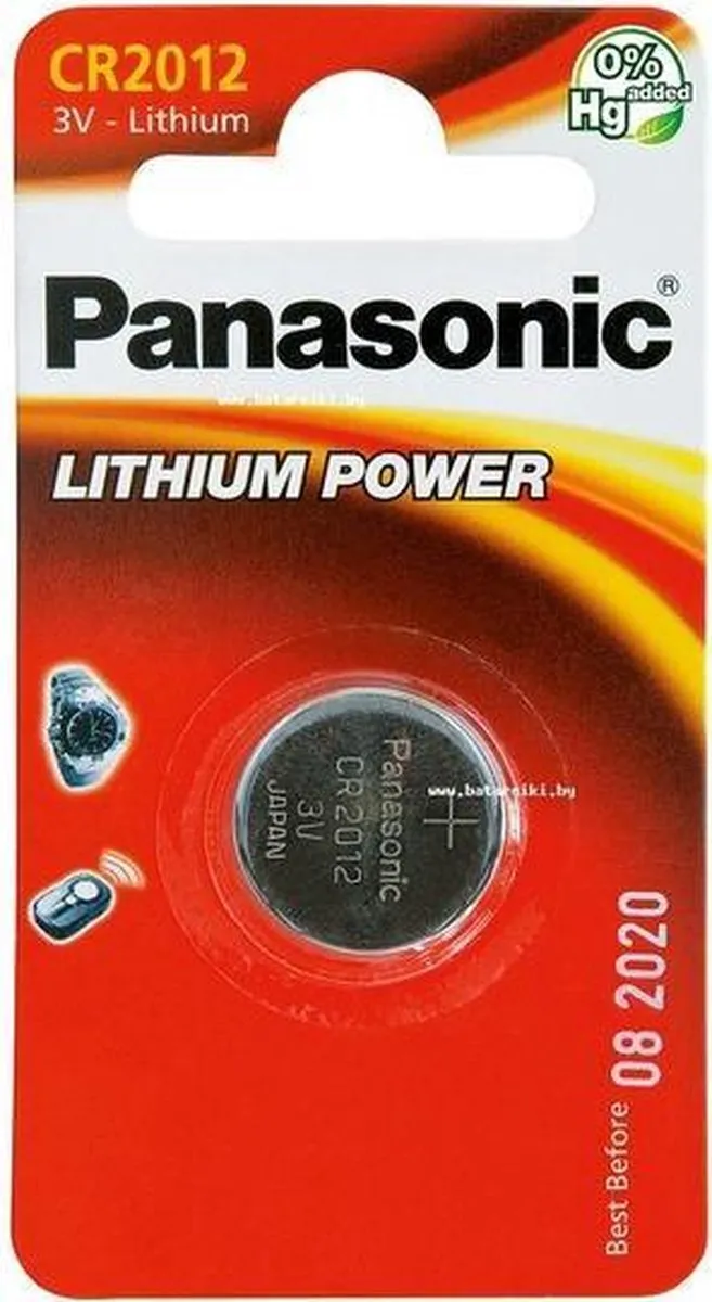 Panasonic CR2012 Knoopcel