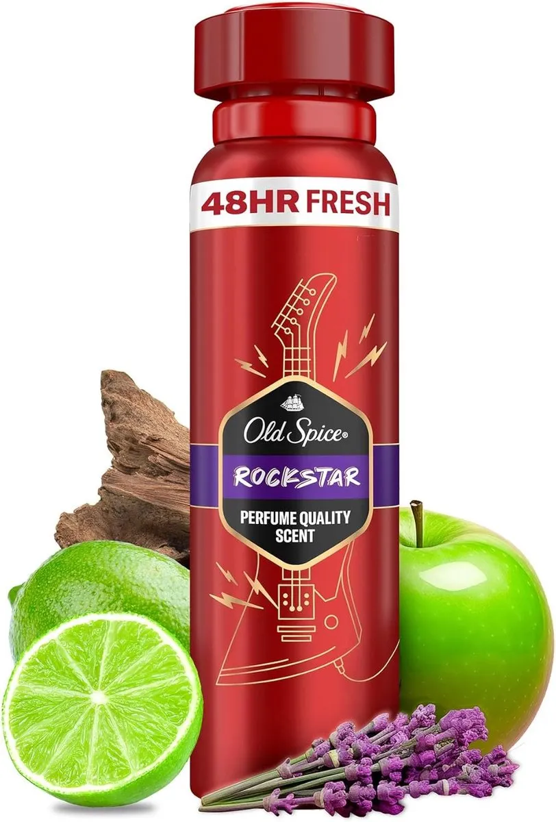 Old Spice Rockstar Deospray - 3 x 150ml