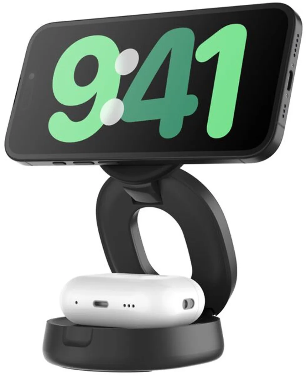 Belkin BoostCharge Pro WIZ035KQBK Laadstandaard 2-in-1 15W - Zwart