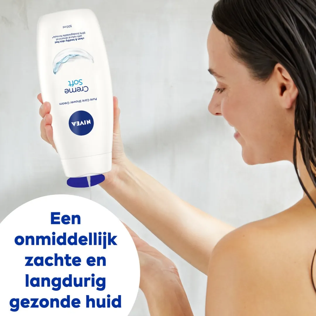 NIVEA Crème Soft Douchecrème Amandelolie 3000ml - 6 Stuks