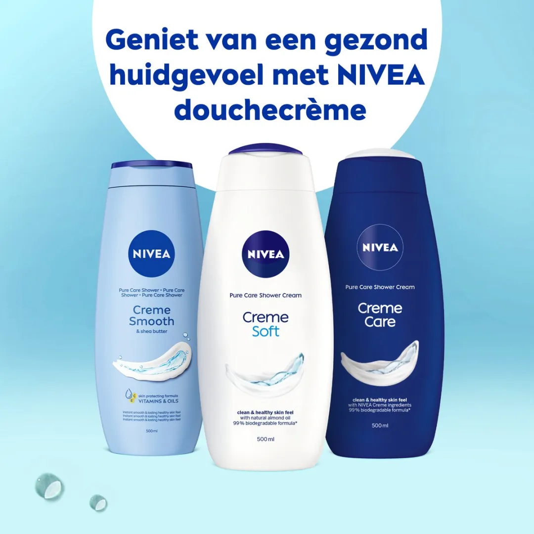 NIVEA Crème Soft Douchecrème Amandelolie 3000ml - 6 Stuks - afbeelding 6 van 6