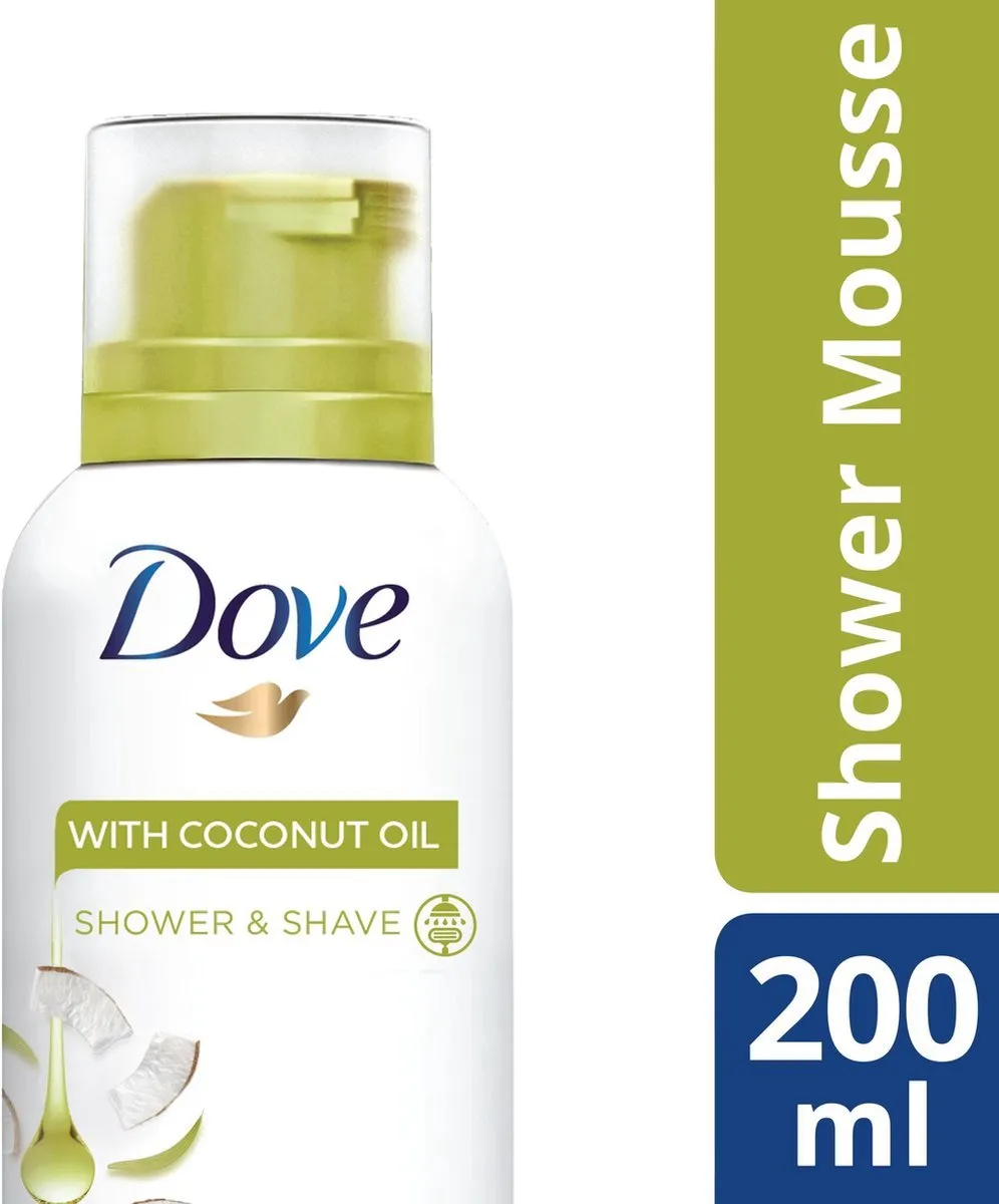 Dove Coconut Oil Douchecrème 200ml - 6 Stuks