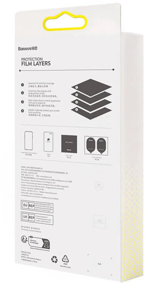 Baseus Gehard Glas voor Realme GT Neo3 - afbeelding 4 van 5
