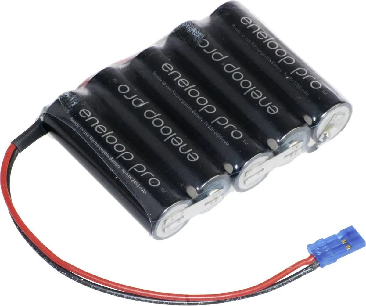 Panasonic eneloop Pro F1x5 Graupner Accupack Aantal cellen: 5 Batterijgrootte: AA (penlite) Kabel, Stekker NiMH 6 V 245