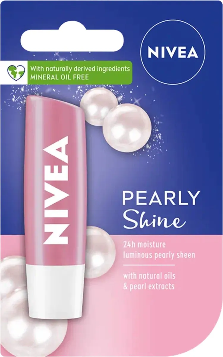 NIVEA Pearly Shine Lippenbalsem 5,5ml