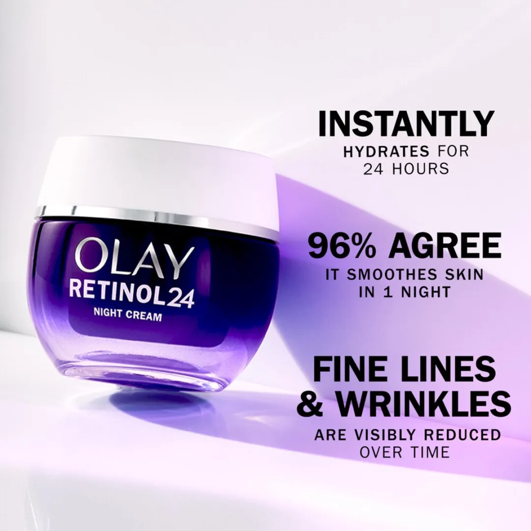 Olay Navulling Nachtcrème Retinol 24 - 4x50ml