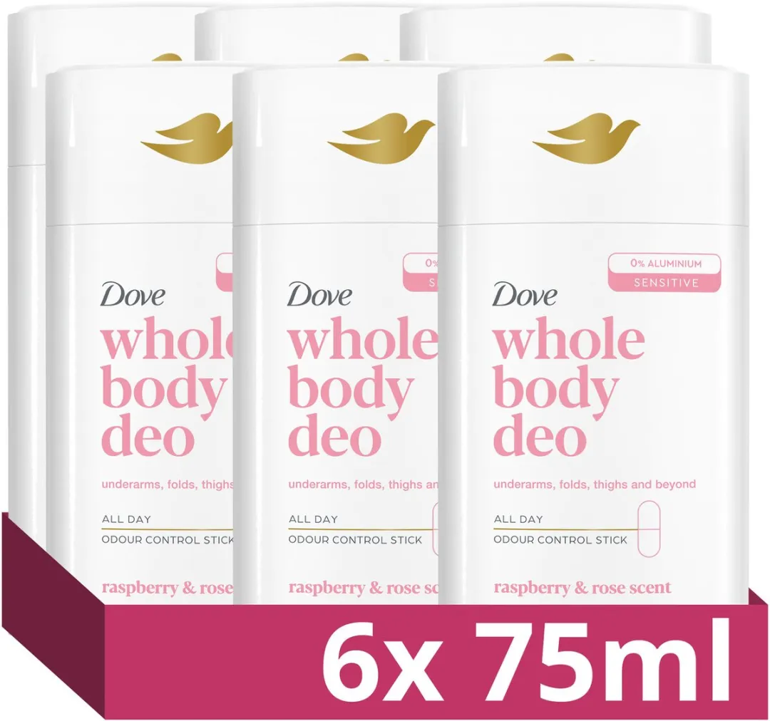 Dove Whole Body Deodorant Stick Raspberry & Rose