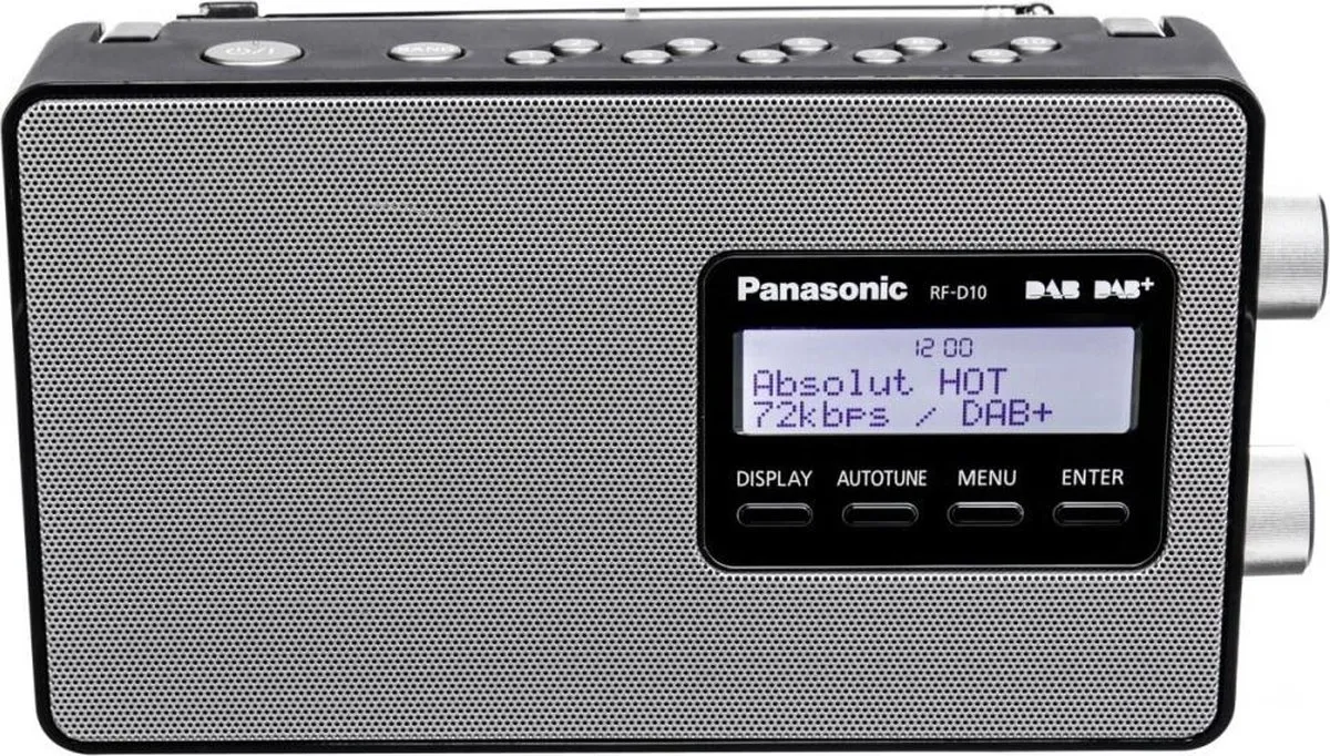 Panasonic RF-D10EG-K Draagbare DAB+ Radio