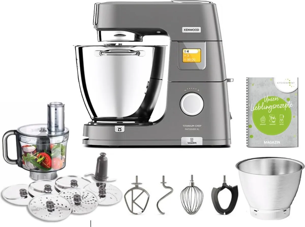 Kenwood Titamium Chef Patissier XL KWL90.594SI Keukenmachine