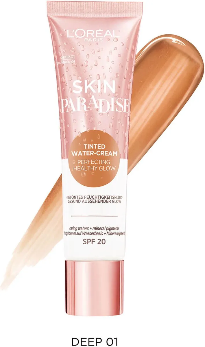 L'Oréal Paris Skin Paradise Tinted Water-Cream 01 Deep - 30ml