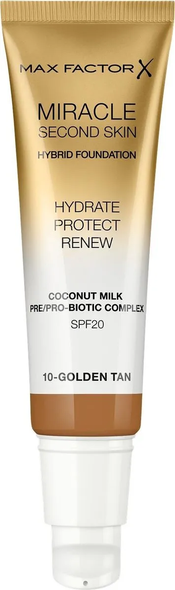 Max Factor Miracle Second Skin Foundation 10 Golden