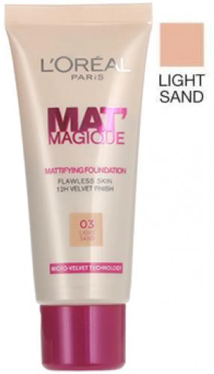 L'Oréal Paris Mat Magique Foundation 03 Light Sand