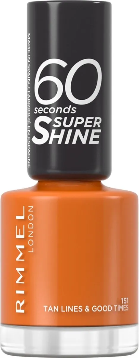 Rimmel London 60 Sec Nail Polish 8ml - Tan Lines & Good Times